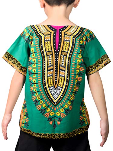 Kids Dashiki Shirt Tribal African Children Boys Girls Shirts2