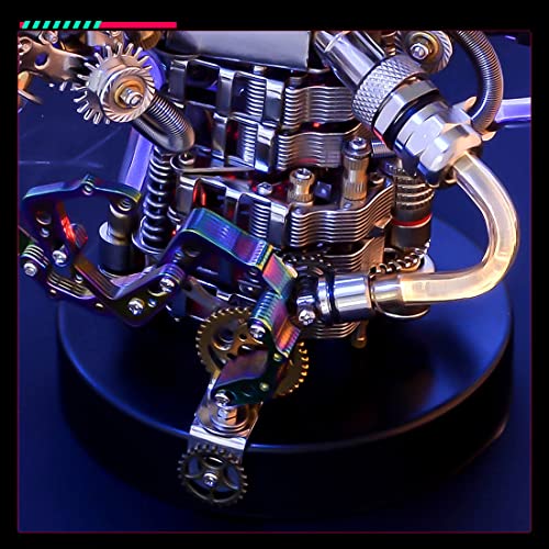 GOUX 3D DIY metalen puzzelsets, steampunk mechanische metalen montage, zeepaardje model vuurwerk lamp, metalen punk puzzel, cadeau ornamenten (2100 stuks GOUX 3D DIY metalen puzzelsets, steampunk mechanische metalen montage, zeepaardje model vuurwerk lamp, metalen punk puzzel, cadeau ornamenten (2100 stuks