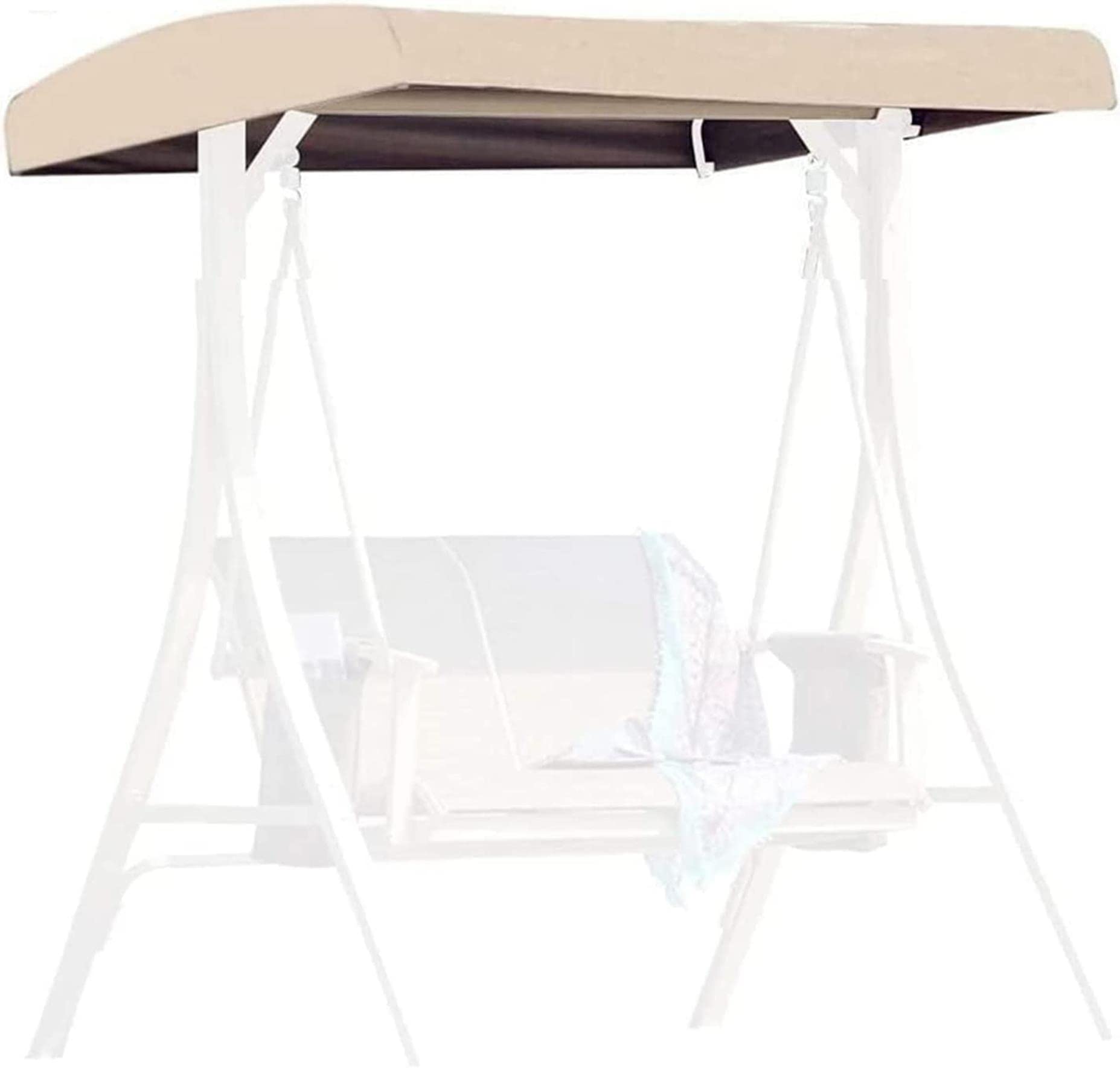 Toit de balancelle imperméable bâche de rechange anti-UV de jardin