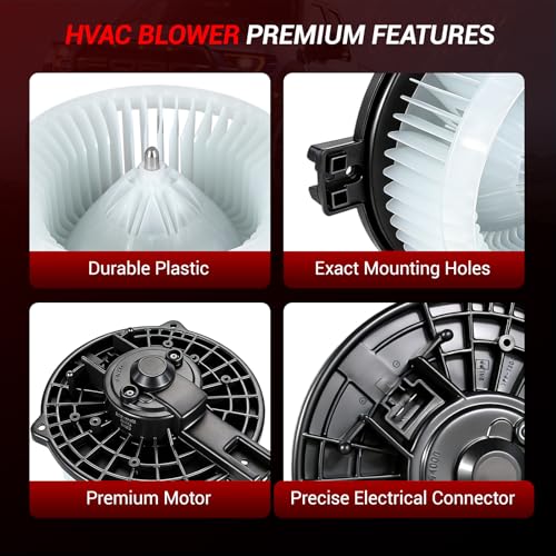 Image of HVAC Heater Blower Motor 700003 Assembly Compatible with 2003-2007 Honda Accord Sedan 2004-2008 Acura TSX 2008-2014 Honda Ridgeline 79310SDAA01, 79310SDCA01