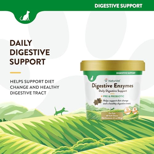 Naturvet 797801036450 Digestive Enzymes For Cats Plus Probiotics thumb #3