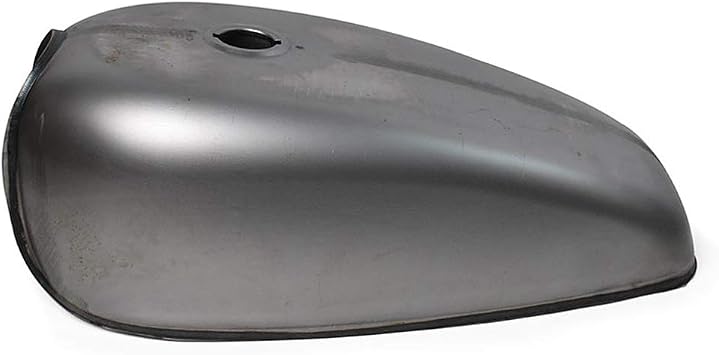 0051 Motorcycle Fuel Gas Tank Raw Steel Raw Steel 2.4 Gallon Universal for Honda Xf125 Suzuki Kawasaki Yamaha