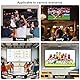 JASFLY Leinwand Beamer 120 Zoll 16:9 HD Hochauflösende Beamer Leinwand, 4K Faltbar Tragbare Projector Screen, 265 x 150 cm Projektor Leinwände mit 2 * 5m Seil und 16-Haken für Camping und Heimkino
