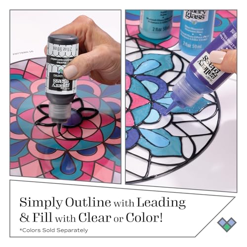 Plaid Gallery Glass Window Color Beginner Set (2-Ounce), (8-Pack) by Gallery Glass - Image 7