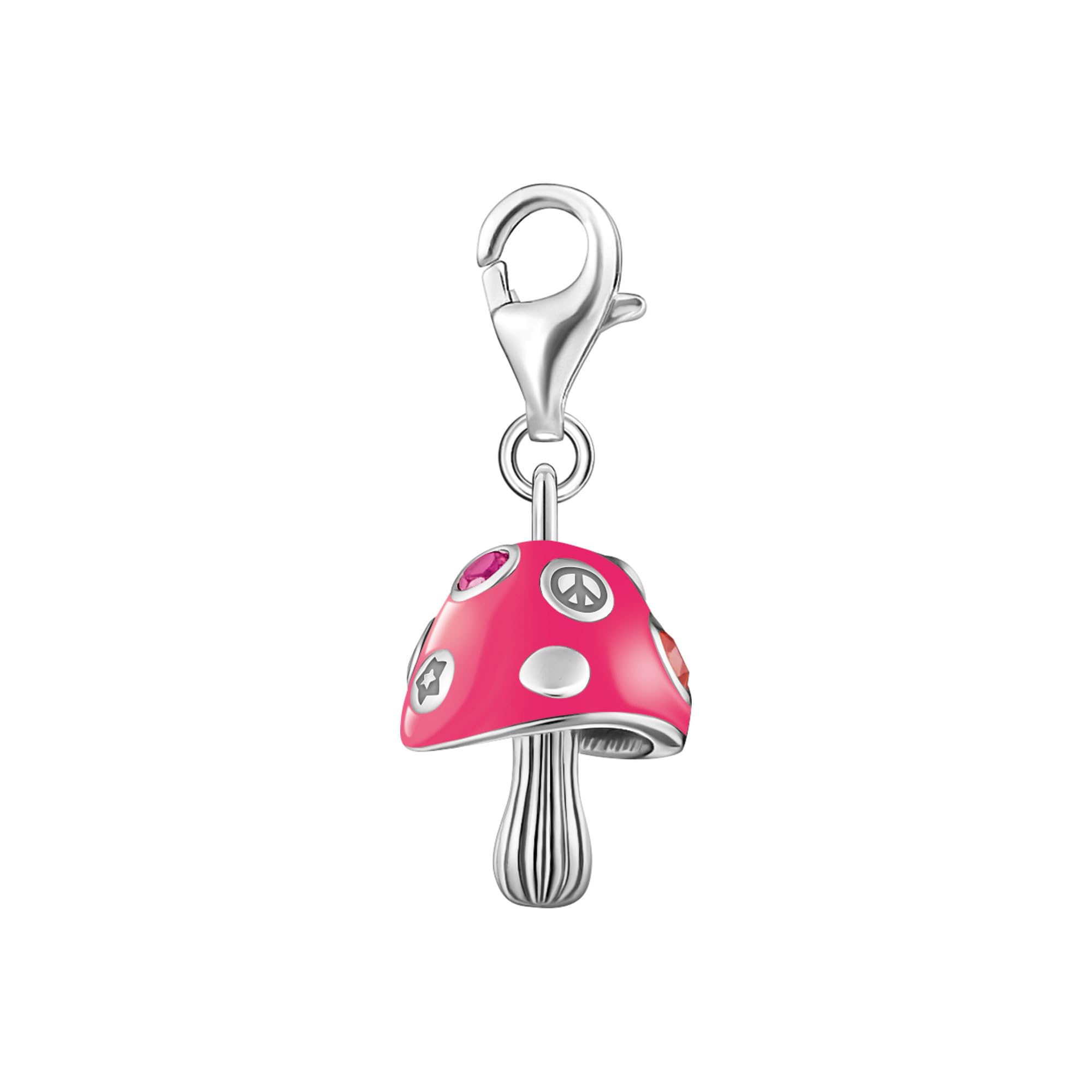 THOMAS SABO Charm Club Original Charm Anhänger – 925 Silber mit Karabinerverschluss verschiedene Motive