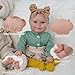 BABESIDE 3-in-1 Interactive Reborn Baby Dolls, 20Inch Cute Soft Vinyl Realistic-Newborn Baby Doll Poseable Real Life Lifelike Baby Dolls w/Doll Accessories for 3+ Year Old Girls
