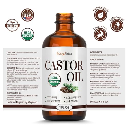 BodyJ4You Organic Castor Oil for Lash & Brow Conditioning — view 9