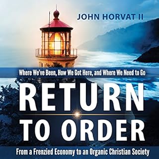 Return to Order Audiolibro Por John Horvat II arte de portada