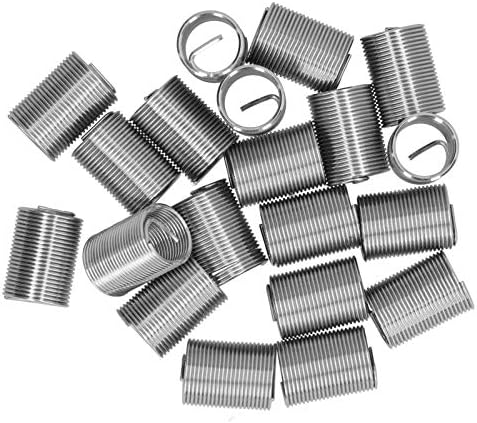 M14 Thread Insert Wire Thread Inserts Kit, 20Pcs Thread Repair M14 x 1.25 Spiral Circle ...