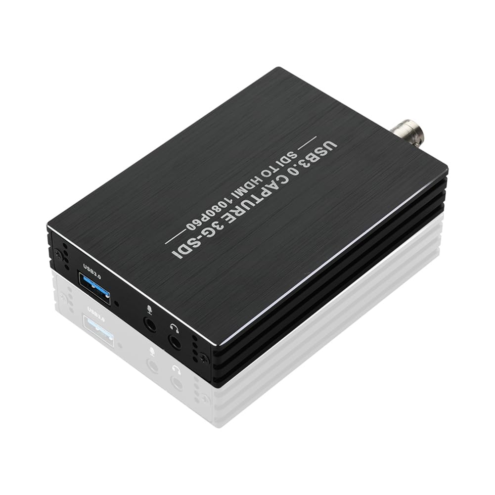 Carte de capture vidéo USB3.0 3G-SDI HD 1080P 60Hz Boîtier de capture vidéo Convertisseur Adaptateur Compatible avec SDI A