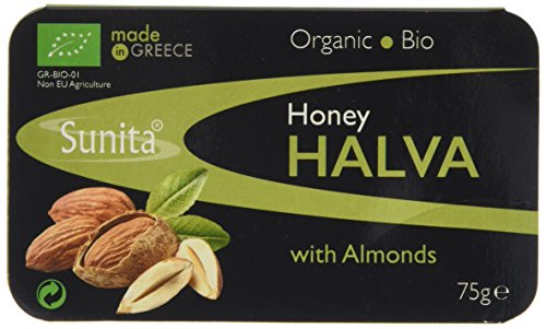 Sunita Organic Honey Halva with Almonds 75 g (Pack of 6)