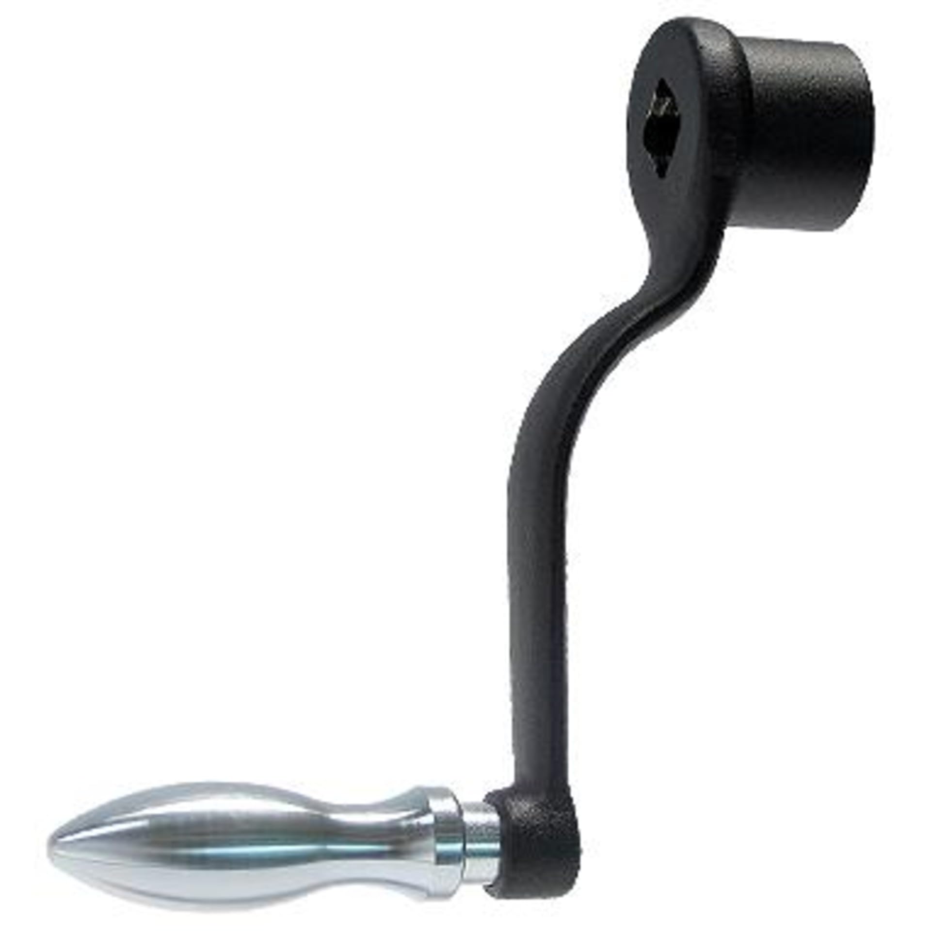 Manivela industrial de 10 mm Halder 24330.0220 para ajuste de ejes en maquinaria