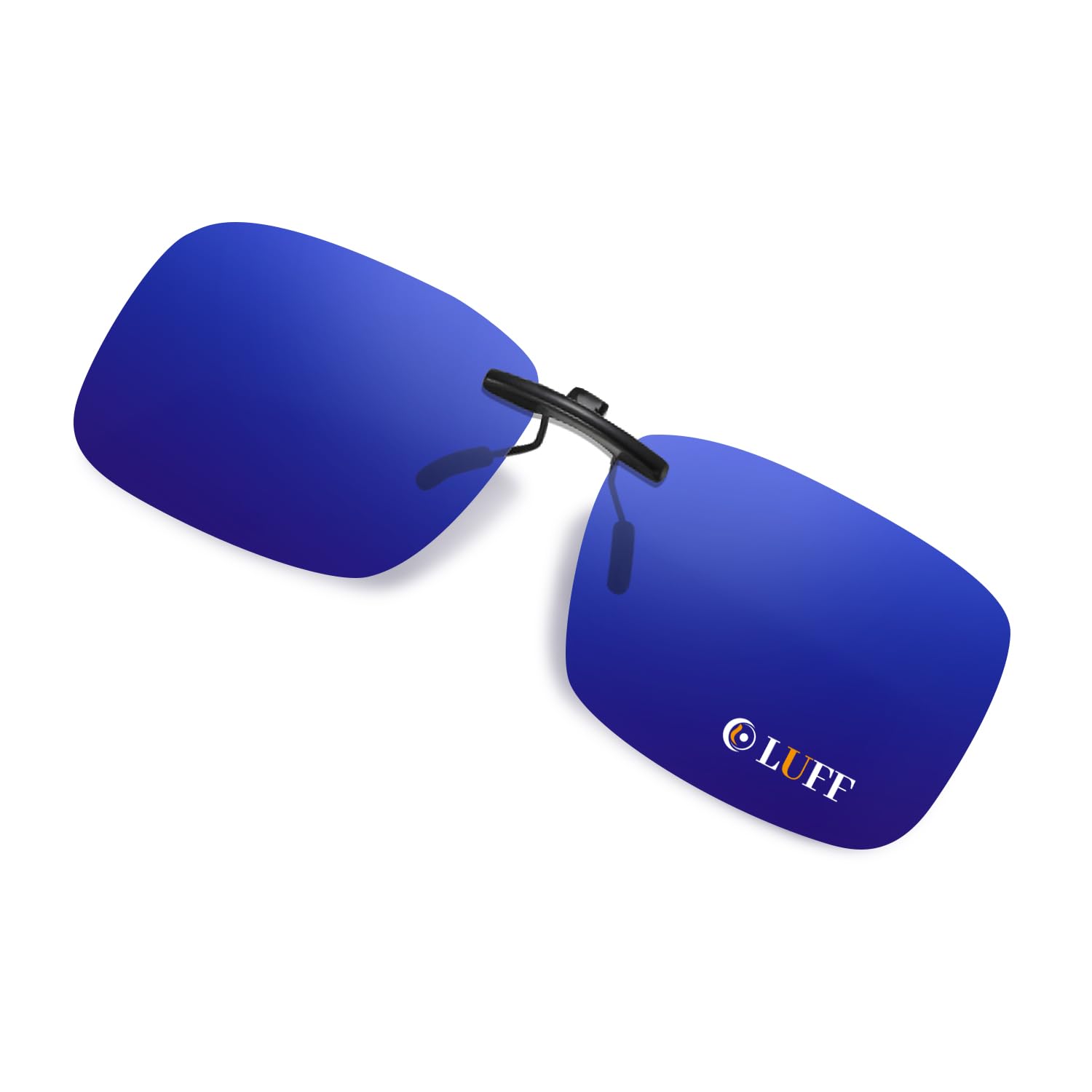 LUFF Polarized Clip on Sunglasses Over Prescription Glasses for Men Women Driving/Fishing Anti Glare|100% UV400 Protection