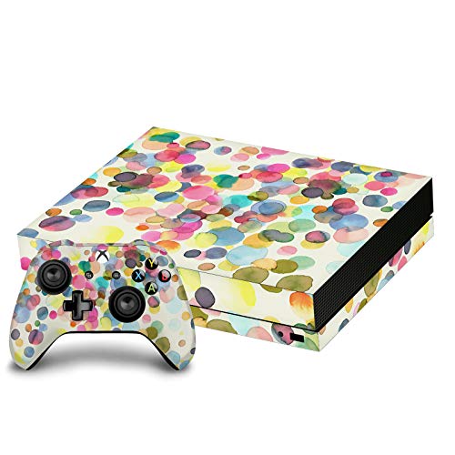 Vinyle autocollant Xbox One X Ninola à motif Points Mix Art haute définition
