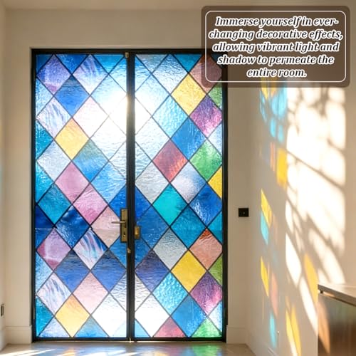 Película decorativa para ventana de privacidad 15.75 inch x 16.4 ft miniatura 5