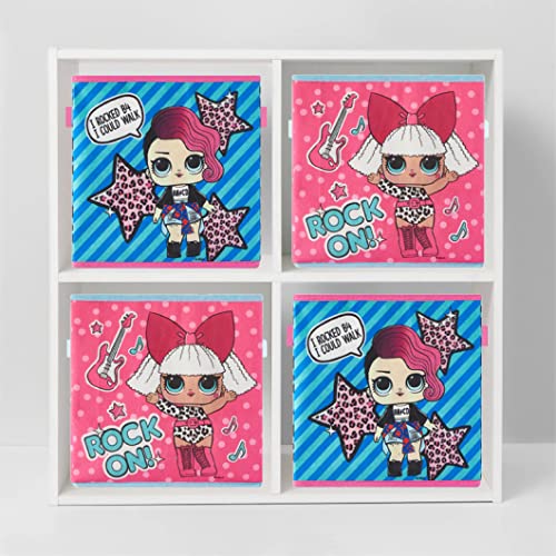 Image of LOL Surprise Set of 2 Durable Storage Cubes with Handles