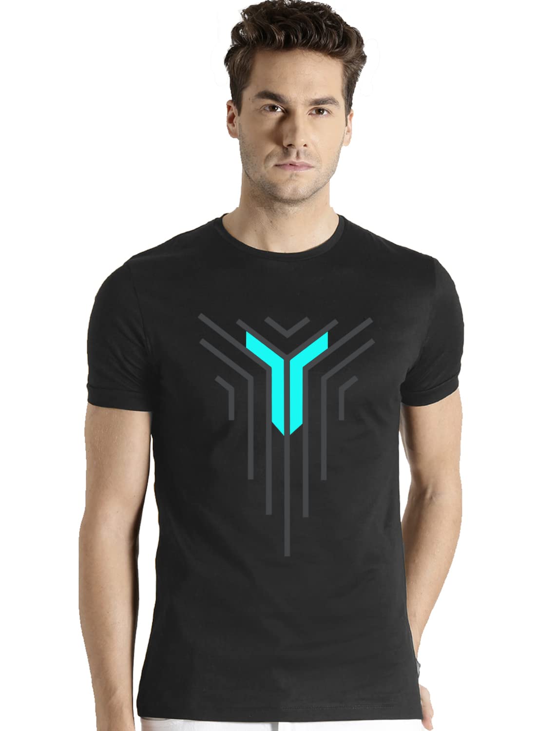 ADROMen's Cotton Regular Fit T-Shirt