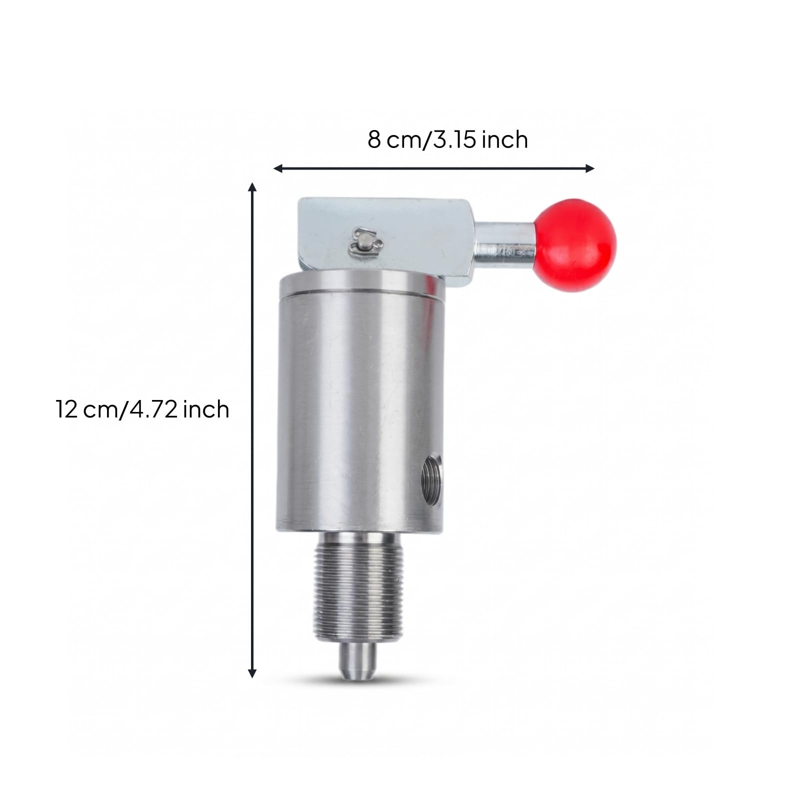 Valvola Pneumatica in Metallo Dispositivo Pneumatico Valvola Rapida Marina Facile da Installare Porta Laterale per Uso Marino, M24 1.5 Piccolo Pneumatico Per Valvole Sotto DN80