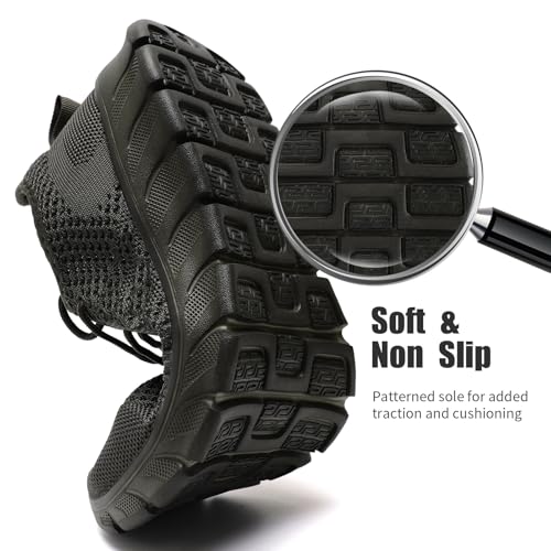 Image of Mens Running Shoes Slip On Tennis Walking Sneakers Workout Athletic Lightweight Casual Sport Shoes