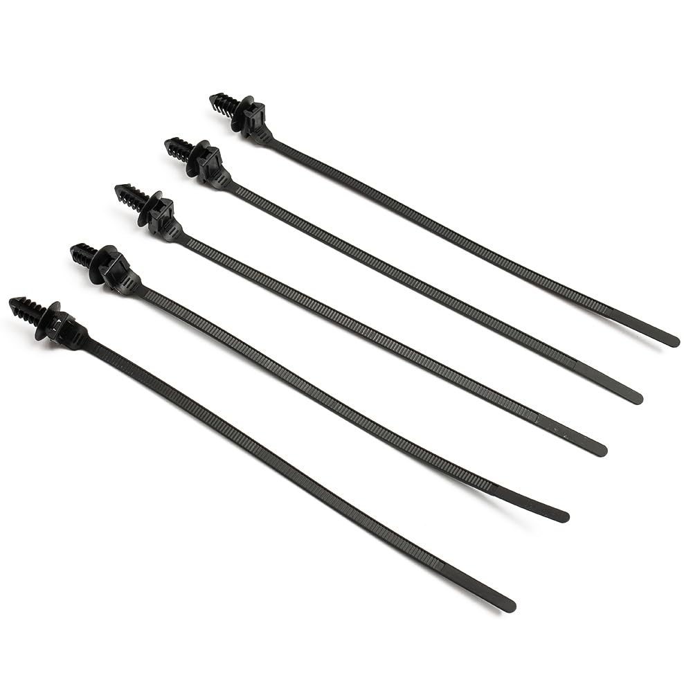 YTQMoreBNZ Practical Cable Ties Parts 185mm 50pcs Accessories Black Fastener Bundle Pipe Released Zip Straps
