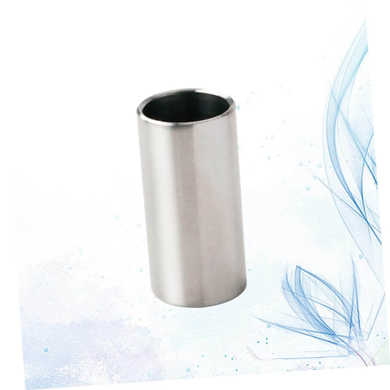 TOYANDONA Slide De Guitarra De Acero Inoxidable Cromado, Tubo Deslizante De 51 Mm Plateado Para Guitarras Acústicas y Eléctricas, Control Deslizante Para Sustain y Entonación Precisa