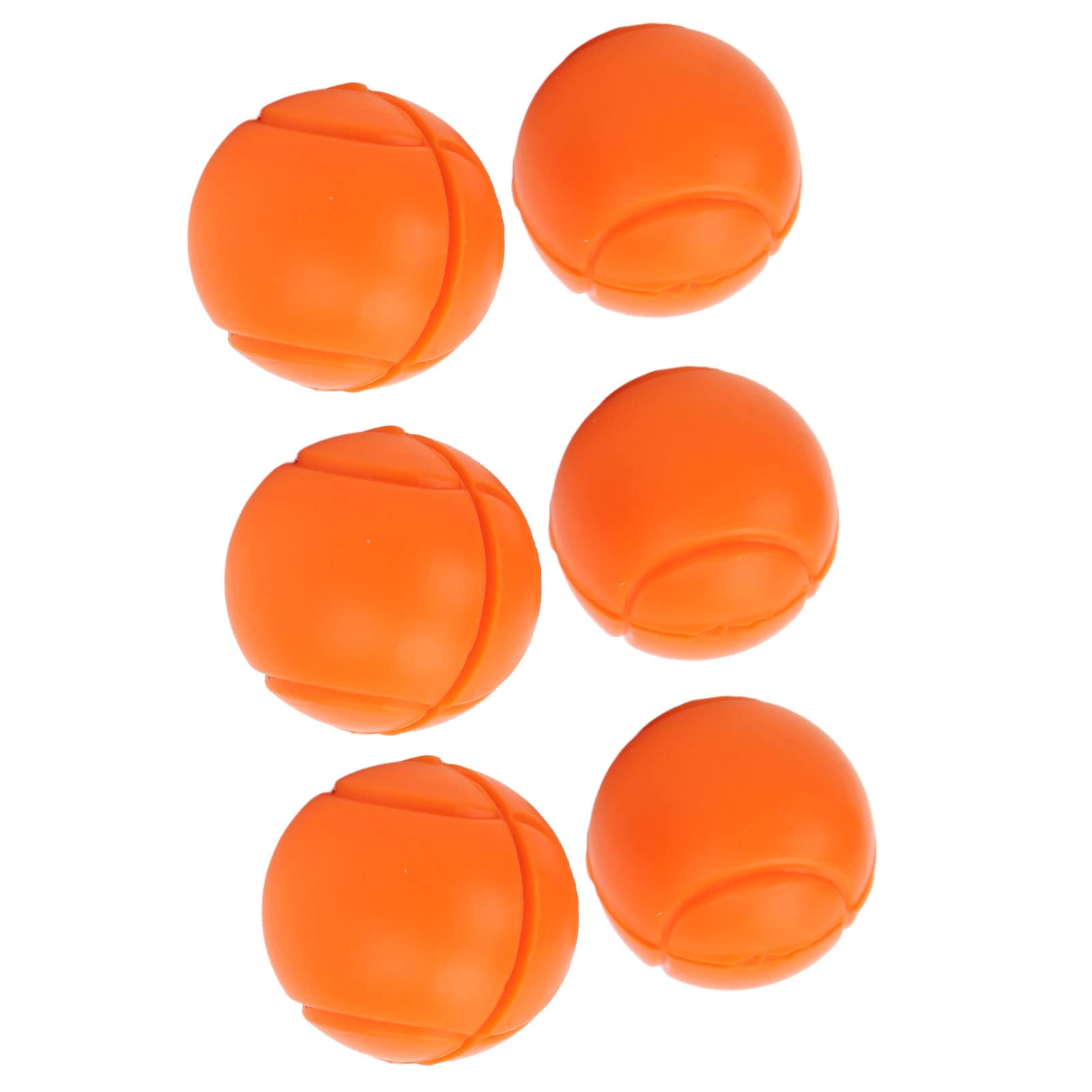 Yinhing 6 Pack Fluorescent Yellow Silicone Tennis Racket Dampeners Shock Absorbing Vibration Reducers for Elbow Enhanced Playability (Orange)