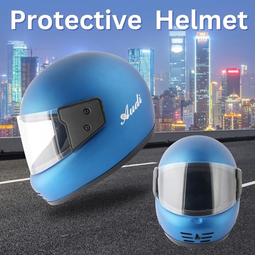 Image of Sage Square Audi Full Face Clear Visor Helmet | ISI Certified | High Standard Safety | Extra Comfort & Stylish