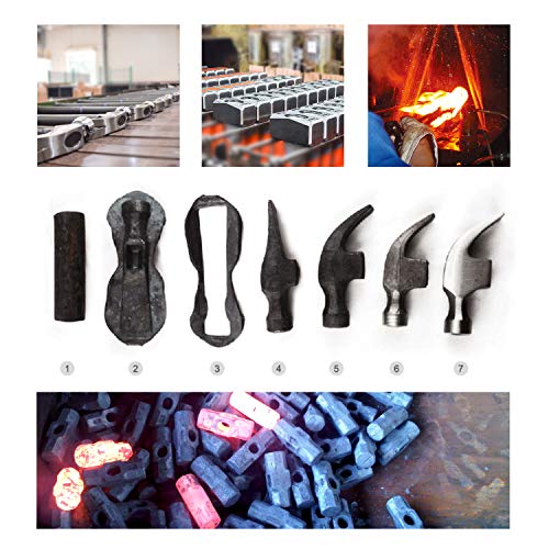 T Topbuilt Fiberglass Handle Ball Peen Hammer With Forged Steel Construction And Shock Resistant Non Slip Handle (32 Oz) #TOP5