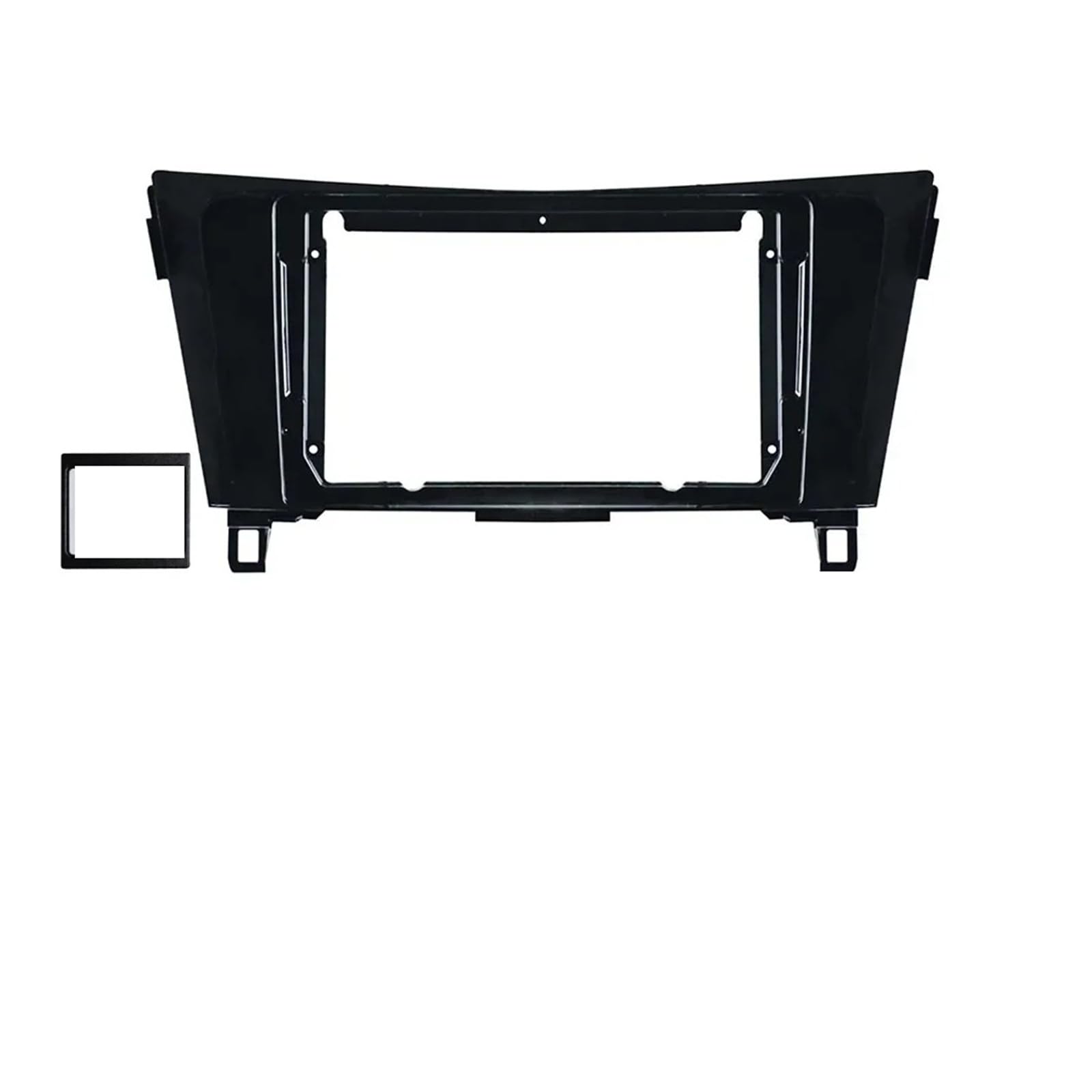 Fascia Marco Panel Salpicadero Coche 9 Pulgadas Montaje Audio Tablero Adaptador Marco Radio para 2din para Nissan para Qashqai para X-Trail 2015-2018 Juego Panel Radio