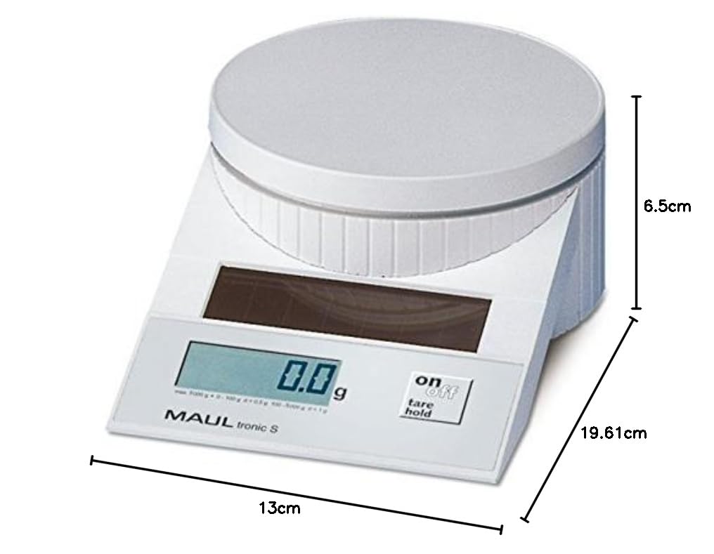 Pèse-lettre solaire 2000 g Blanc Maul 15120