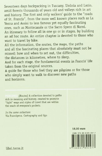 On the road with saint Francis. 350 km from la