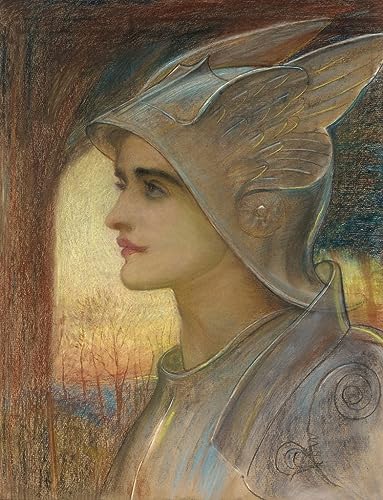 Affiche Sainte Jeanne d'Arc par William Blake Richmond Impression sur Toile 60x90cm