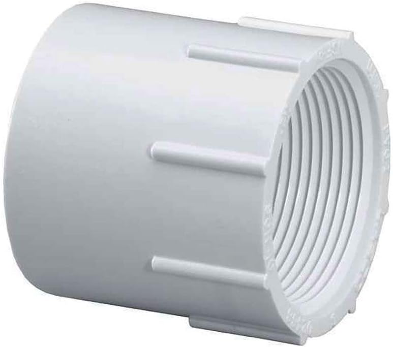 8113072 2-1/2 Inch Slip X Female Thread Pvc Adapter Sch 40