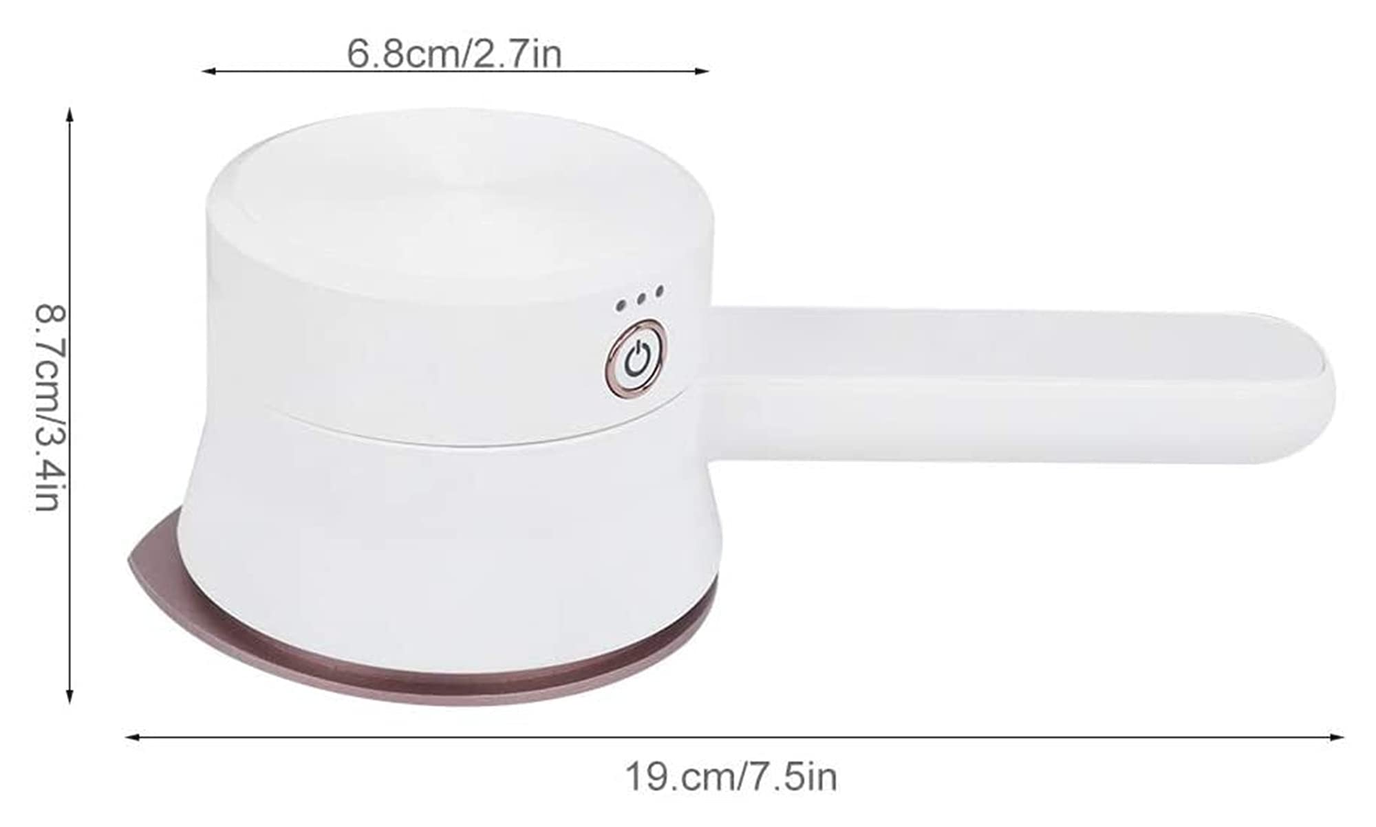 Plancha De Vapor De Viaje De 90 Vatios, Mini Plancha Eléctrica Inalámbrica Portátil, Pequeña Máquina De Planchar, Recargable Por USB, Con 30 Segundos De Conducción Térmica Rápida ( Color : White )