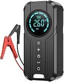 AVVIATORE DI EMERGENZA AUTO DA 15V JUMP STARTER BOOSTER DA 120W COMPRESSORE PORTATILE