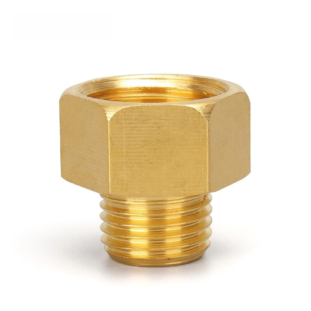 Connettori per tubi in ottone con filettatura maschio-femmina da 1/8" a 1/4" a 3/8" a 1/2" Adattatore accoppiatore in ottone Raccordo filettato
