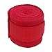 Demiawaking Bende Boxe di Sport Professionale Bendaggi da Boxe Fasce Boxe per Muay MMA Taekwondo 2.5m (Rosso)