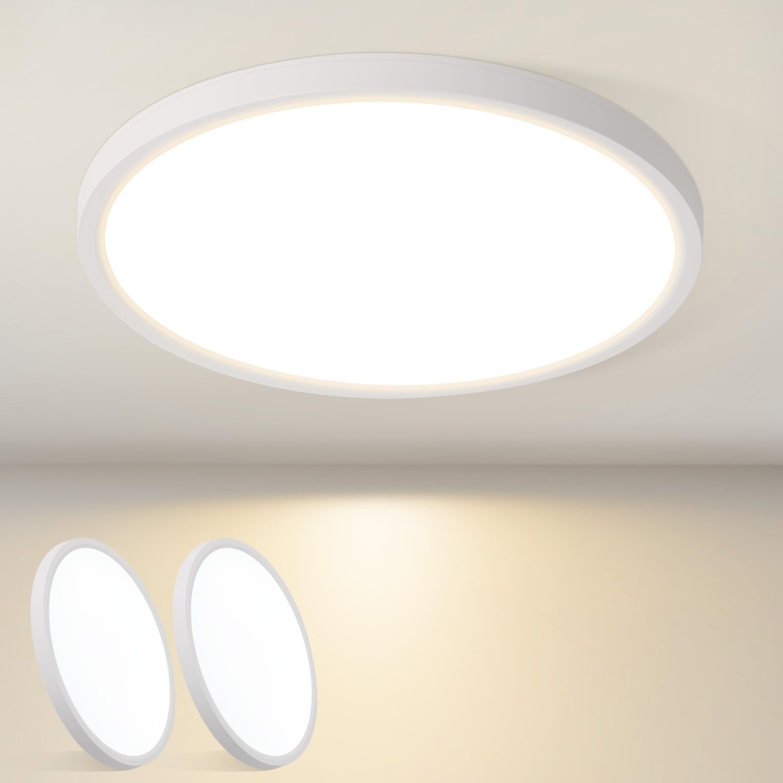 Laittiin Deckenlampe LED Deckenleuchte Flach - 18CM