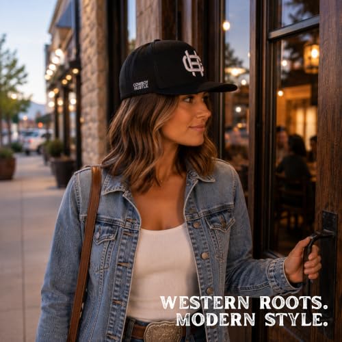 Image of Lane Frost Flat 6-Panel Western Trucker Hats for Men & Women