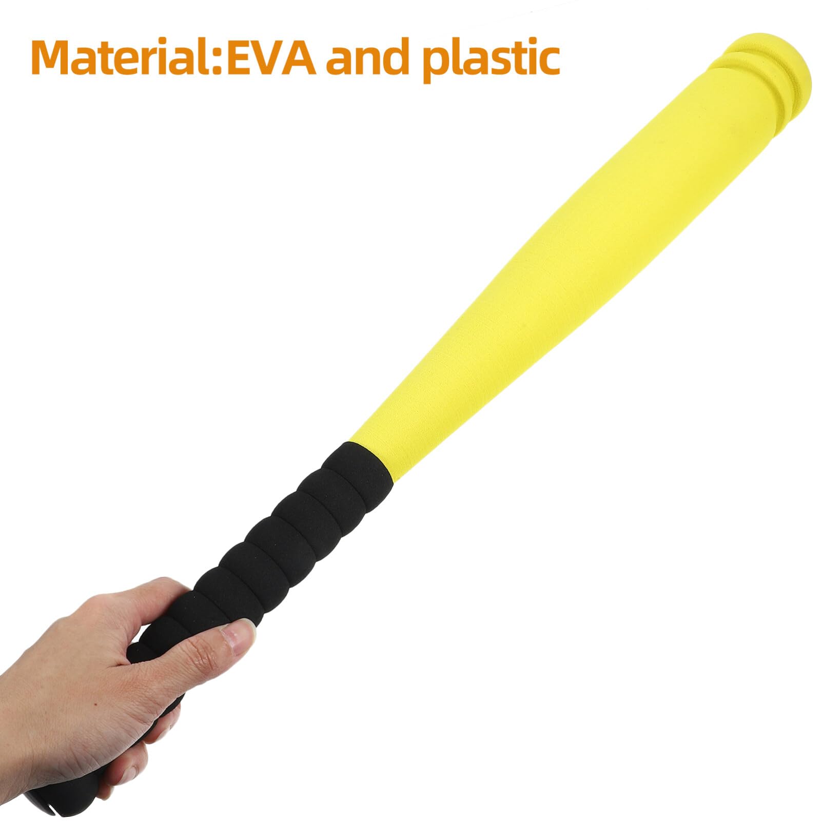 Batte de baseball pour enfants en mousse avec 4 balles de 53 cm - Batte de baseball de sécurité en plastique - Pour enfants, tout-petits, garçons et filles