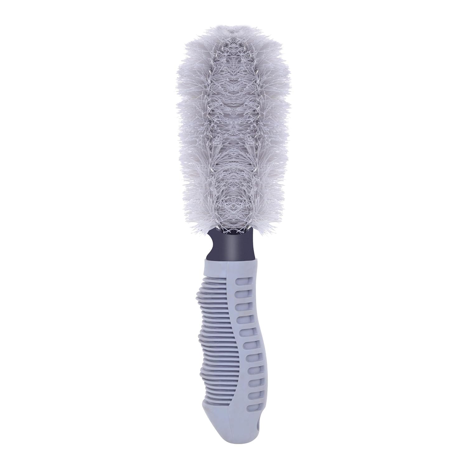 Urdhvamurti Rubber Tire Cleaning Brush for Car Wheel Hub, Rim Scrub - Useful Tool for Car, Truck, Motorcycle, Bike Washing-image-3