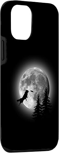 Miniatura 3 de Funda para iPhone 13 Border Collie Catching Frisbee Moon