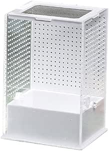 Terrarium / Boîte D'alimentation Pour Reptiles - Dimensions 32x22x10 Cm, Ventilation Mesh, Plastique