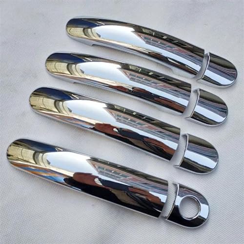Cubierta cromada de manija para Seat Ibiza 6L 6J de 2002 a 2017, embellecedor exterior estilo B