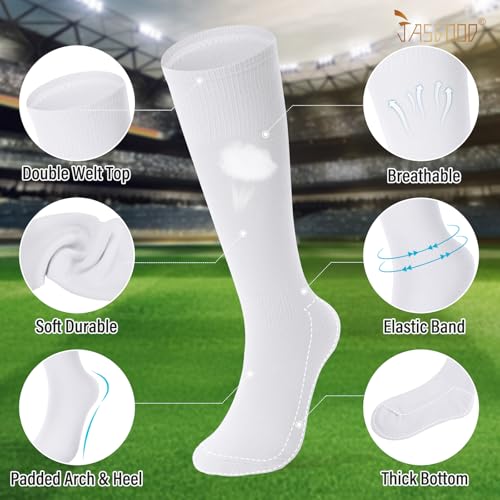 Image of Baseball Socks and Belt for Youth Adult Softball Socks Combo Elastic Waist Belt for Men Kids Boys Girls Women JASGOOD