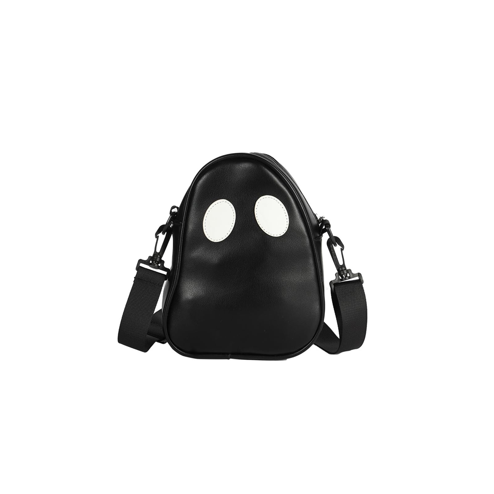 Donna Borsa a Tracolla Eccentrica Borse a Spalla Coppie Gotico Sacchetto di Messenger Crossbody Bag per Halloween Viaggio Uso Quotidiano Nero