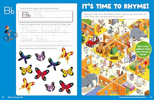 Image of Summer Big Fun Workbook Bridging Grades K & 1: First Grade Prep Workbook, Kindergarten to 1st Grade Summer Learning with Letters, Reading, Writing, Math and More (Highlights Summer Learning)