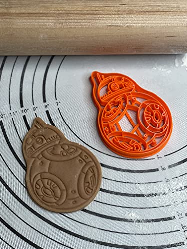 Premium Star Wars Exclusive Bb-8 Bb8 Cookie Cutter Mold 4.5-Inch-Scale Produced By 3D Kitchen Art #TOP3