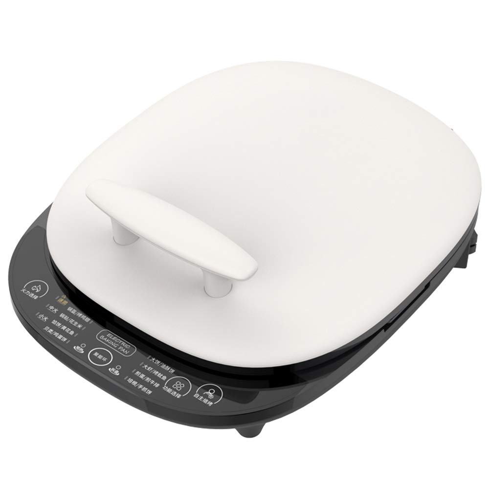 Bandeja para Hornear eléctrica con Revestimiento Antiadherente, Panqueques para el hogar, Bandeja para Hornear de Doble Cara, Lavable, Apagado automático, 1300 W
