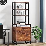 Gyfimoie 2 Drawers Vertical File Cabinet, Office Filing Cabinet with Shelves Fits Letter/Legal/A4...